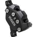 Maven Base 4-Piston Disc Brake And Lever - Post Mount - Aluminum Lever - SS Hardware - Diffusion Black - A1 - Blasted Black anodized