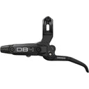 DB4 4-Piston Disc Brake And Lever - Front or Rear - 2000mm Hose - Post Mount - Aluminum Lever - A1 - Diffusion Black Anodized