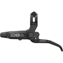 DB6 4-Piston Disc Brake And Lever - Front or Rear - 2000mm Hose - Post Mount - Aluminum Lever - A1 - Diffusion Black Anodized