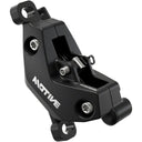 Motive Bronze 4-Piston Disc Brake And Lever - Post Mount - Aluminum Lever - A1 - Diffusion Black Anodized