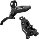 Motive Bronze 4-Piston Disc Brake And Lever - Post Mount - Aluminum Lever - A1 - Diffusion Black Anodized