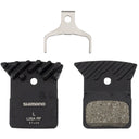 L05A-RF Disc Brake Pads - Resin Compound - Finned Alloy Back Plate