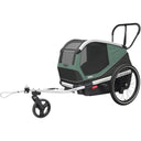 Bexey Dog Bike Trailer - Hazy Green