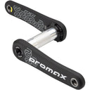 CK-1 Carbon Crankset - 2-PC - Direct Mount SRAM 3-Bolt - 30mm Spindle - Black