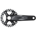 Deore M5100 Crankset - Hollowtech II Spindle Interface - Black
