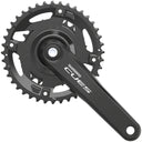 CUES FC-U4000-2 Crankset - 9/10/11-Speed - Riveted - Square Taper JIS Spindle Interface - Black
