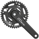 CUES FC-U4000-2 Crankset - 9/10/11-Speed - Riveted - Square Taper JIS Spindle Interface - Black