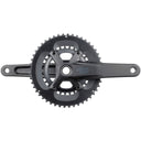 Sword 2x Crankset - 10-Speed - 110 Asym BCD - 24mm Spindle - Black - Gray
