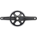 Sword 1x Crankset - 10-Speed - 110 Asym BCD - 24mm Spindle - Black - Gray