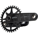 Silver DH-1 Crankset - 3-Bolt Direct Mount 34t Chainring - 28.99mm (DUB Type) Spindle - Black