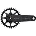 Silver DH-1 Crankset - 3-Bolt Direct Mount 34t Chainring - 28.99mm (DUB Type) Spindle - Black