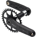 Silver DH-1 Crankset - 3-Bolt Direct Mount 34t Chainring - 28.99mm (DUB Type) Spindle - Black