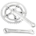 Grand Cru Drillium Crankset - 8/9/10 Speed - 48/34t - Square Taper JIS Spindle Interface - Polished Aluminum - Silver