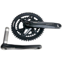 Gossamer Pro 2x Megaexo Crankset - For Shimano 12-Speed HG+ - DM/90 BCD - MegaExo Spindle - Black