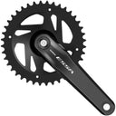 Essa FC-U2000-1 Crankset - 7/8-Speed - Riveted - Square Taper JIS Spindle Interface - Black