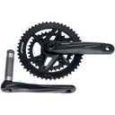 Gossamer Pro 2x Megaexo Crankset - For Shimano 12-Speed HG+ - DM/90 BCD - MegaExo Spindle - Black