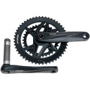 Gossamer Pro 2x Megaexo Crankset - For Shimano 12-Speed HG+ - DM/90 BCD - MegaExo Spindle - Black