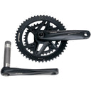 Gossamer Pro 2x Megaexo Crankset - For Shimano 12-Speed HG+ - DM/90 BCD - MegaExo Spindle - Black