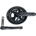 Gossamer Pro 2x Megaexo Crankset - For Shimano 12-Speed HG+ - DM/90 BCD - MegaExo Spindle - Black