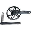 Gossamer Pro Agx+ 1x Crankset - 42t - Direct Mount - MegoExo Spindle - Bead-Blasted Black