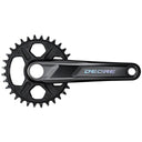 Deore M6100 Crankset - 12-Speed - 32t - Black
