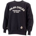 Adventure By Bike Crewneck Sweatshirt - Black