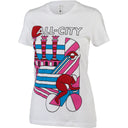 Women's Parthenon Party T-Shirt - Pink - Red - Blue - Black - White