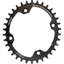 Elliptical 104 BCD Chainrings - 4-Bolt - Black