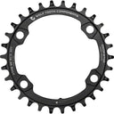 Shimano XT 8000 / SLX 7000 96 Asymmetrical BCD Chainrings - 96 Asymmetric BCD - 4-Bolt - Drop-Stop A - For Shimano XT M8000 and SLX M7000 Cranks - Black