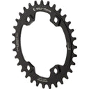 Elliptical 96 Asymmetrical BCD Chainrings For Shimano XT M8000/SLX M7000 - 96 Asymmetric BCD - 4-Bolt - Drop-Stop A - For Shimano XT M8000 and SLX M7000 Cranks - Black