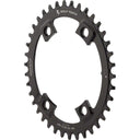 Elliptical Shimano 110 Asymmetric BCD Chainrings - 4-Bolt - For Shimano Cranks - Black
