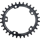 Camo Aluminum Elliptical Chainrings - Wolf Tooth CAMO Mount - Drop-Stop B - Black