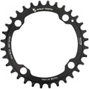 104 BCD Hyperglide+ Chainrings - 4-Bolt - Drop-Stop ST - Requires Shimano 12-Speed HG+ Chain - Black