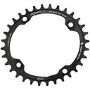 Elliptical 104 BCD Hyperglide+ Chainrings - 4-Bolt - Black