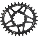 Powertrac Elliptical SRAM 3-Bolt Direct Mount Chainrings - Black