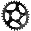 Narrow Wide Oval Direct Mount Chainring - Direct Mount CINCH - Black