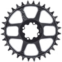 Helix Race 8-Bolt Chainring - 11/12-Speed - 3mm Offset - 8-Bolt Direct Mount - Black