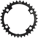 Asymmetric 11-Speed Chainring - 4-Bolt - Black