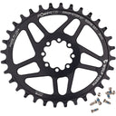Elliptical 8-Bolt Direct Mount Chainring For Hyperglide+ Chain - SRAM 8-Bolt DM - 3mm Offset - Drop-Stop ST - Requires HG+ Chain - Black
