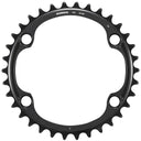 Dura-Ace FC-9200 12-Speed Chainring - Asymmetric 110 BCD - Black