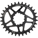 Powertrac Elliptical SRAM 3-Bolt Direct Mount Chainrings - Black