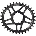 Powertrac Elliptical SRAM 3-Bolt Direct Mount Chainrings - Black