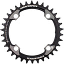 Narrow Wide Hyperglide+ Chainring - 104 BCD - 4-Bolt - Requires Shimano 12-speed Hyperglide+ Chain - 7075 Aluminum - Black
