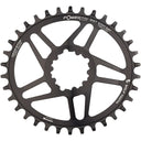 Powertrac Elliptical SRAM 3-Bolt Direct Mount Chainrings - Black