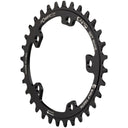 Camo Aluminum Elliptical Hyperglide+ Chainrings - Wolf Tooth CAMO Mount - Black