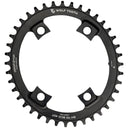Elliptical Shimano 110 Asymmetric BCD Chainrings - 4-Bolt - For Shimano Cranks - Black
