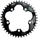 Super Road Megatooth Chainring - 110mm BCD - 5-Bolt - Aluminum - For 1x11-Speed - Black