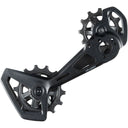 Replacement Rear Derailleur Cage Assembly - Includes Pulleys - Black