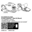Wahoo Max XL Mount - Black