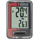 Enduro Wired Bike Computer - Black/Red